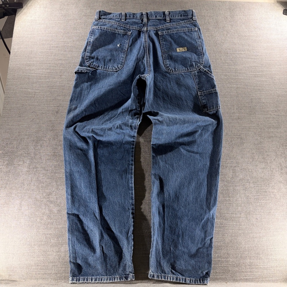 Wrangler Carpenter Jeans‎ Mens 32 Blue Good Relaxed Fit Hero Authentic Issue
